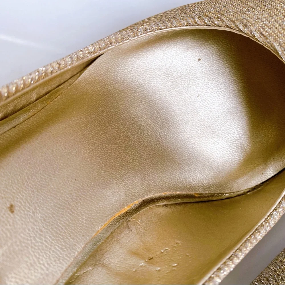 🌟 GRACELAND GOLD SILVER SPARKLE POINTED TOE HIGH HEELS!